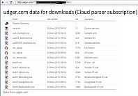 udger.com data for downloads (Cloud parser subscription)