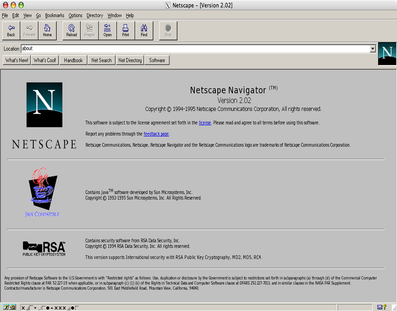 netscape navigator 1994